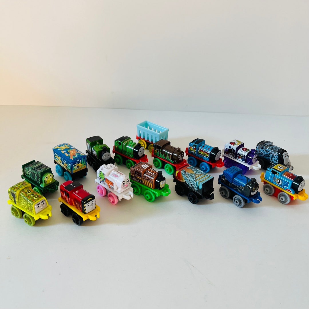 Thomas and Friends Mini Toy Trains Collectible Plastic Train Etsy