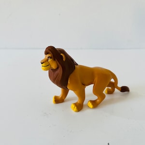 Vintage 1990's Disney The Lion King- PVC Plastic Toy Lion