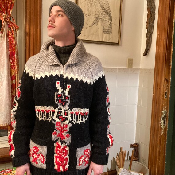 native american wool sweater