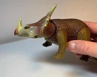 1611252 FIGURINE DINO riders Dinoriders Ideal Tyco dinosaure 1987 triceratops EUR 11,99 - FR