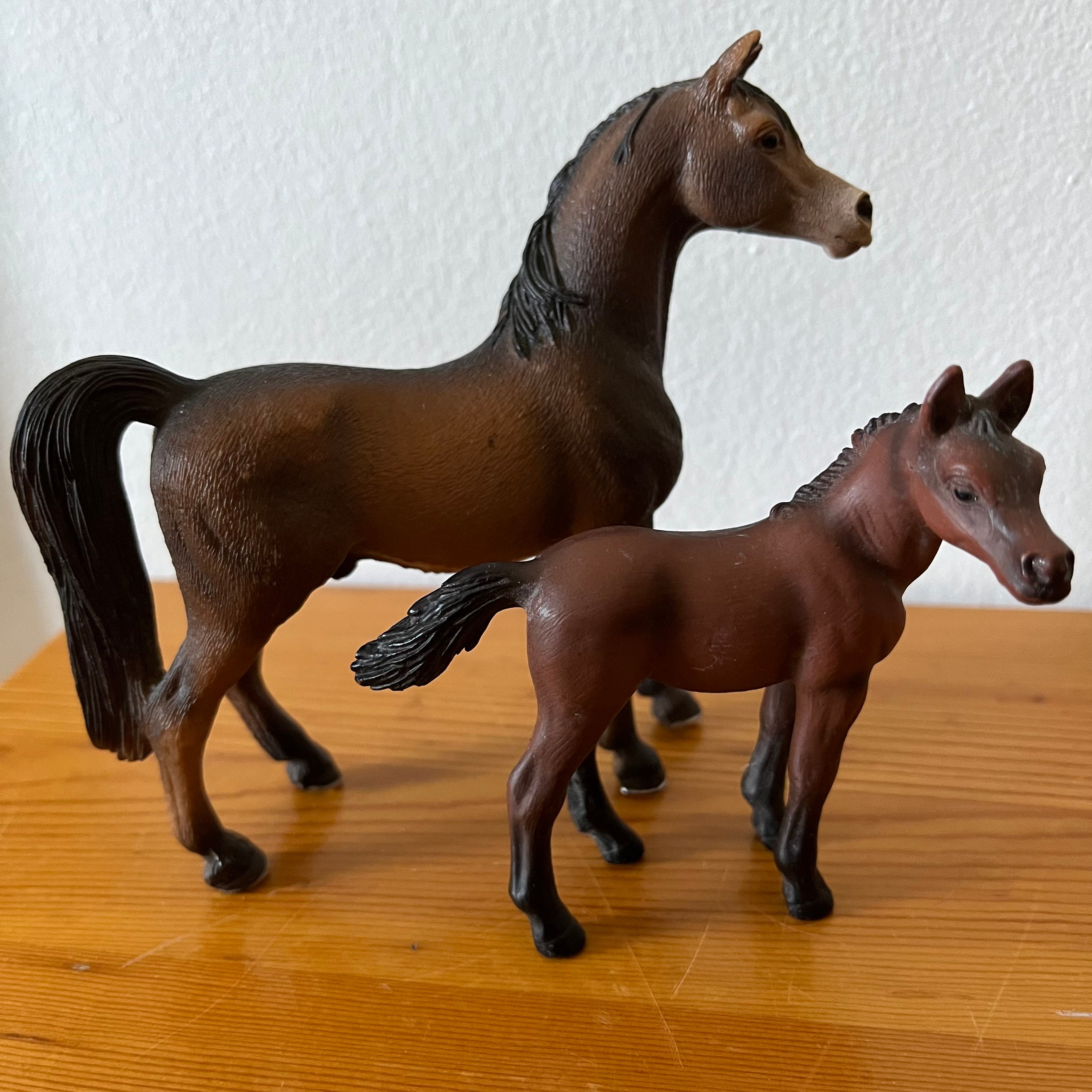 terugvallen Symposium AIDS Vintage Schleich Paarden Arabische Hengst Mannelijk Paard en - Etsy  Nederland