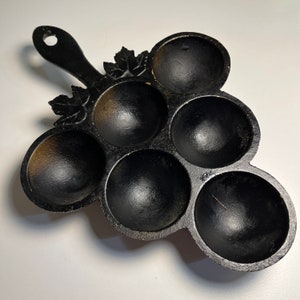 Canada Forge Vintage Cast Iron Pan Escargot Cluster of Grapes Wall Art Cookware Cast Iron Mold For Cooking Canada