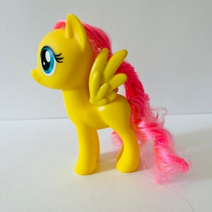 My Little Pony Fluttershy Brushable Winged Pegasus Pony MLP 6 Inches Tall