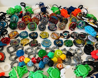 Vintage Bey Blade juguetes coleccionables Beyblade lote mixto tops Tomy Hasbro Ripcord Launcher piezas