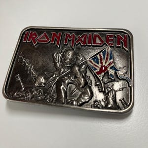 ヴィンテージ アイアンメイデン ベルトバックル - Etsy 日本