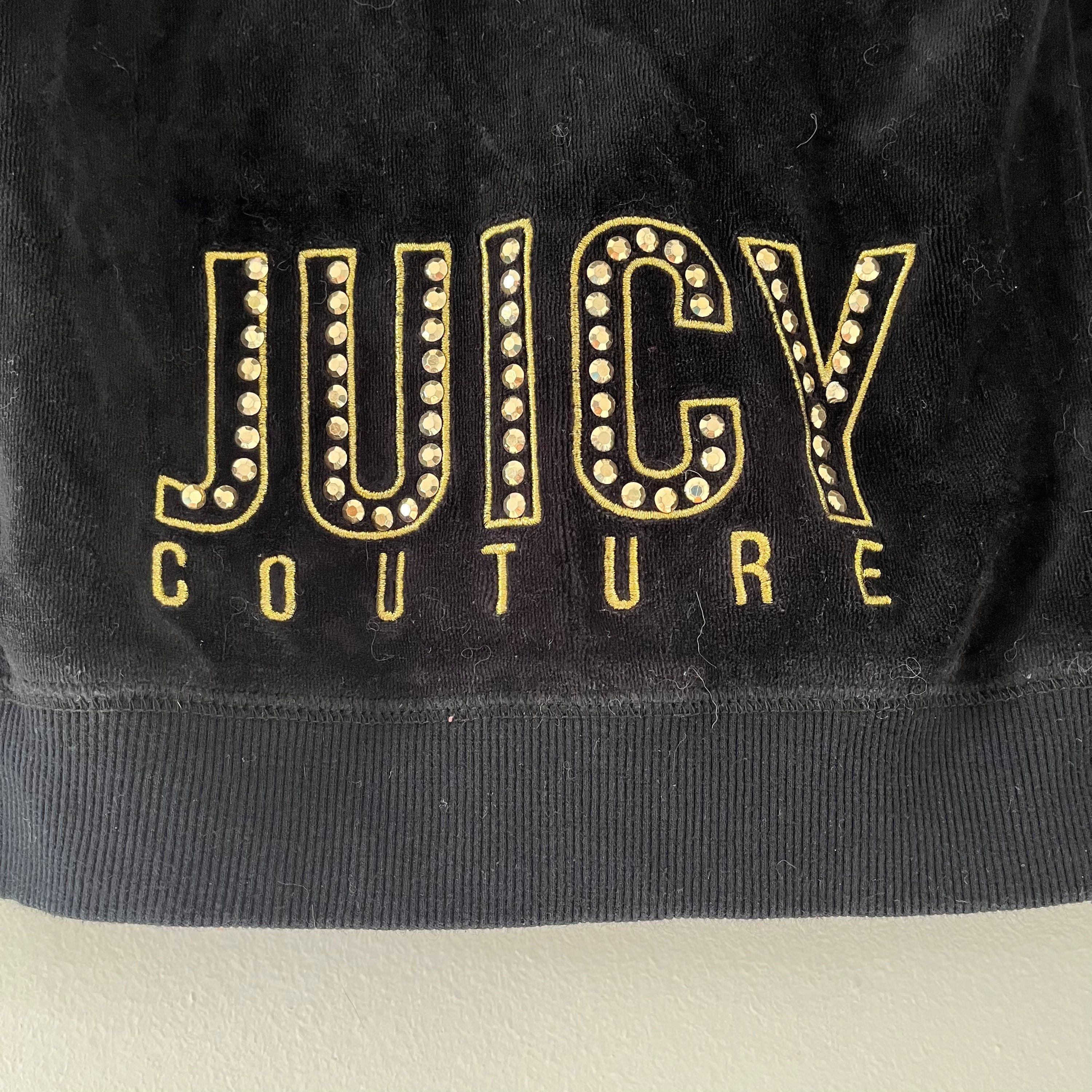 Vintage Juicy Couture Y2K Fashion Velour Child's Navy Hoodie Vintage Juicy Couture Y2K Fashion Velour Child's Navy Hoodie