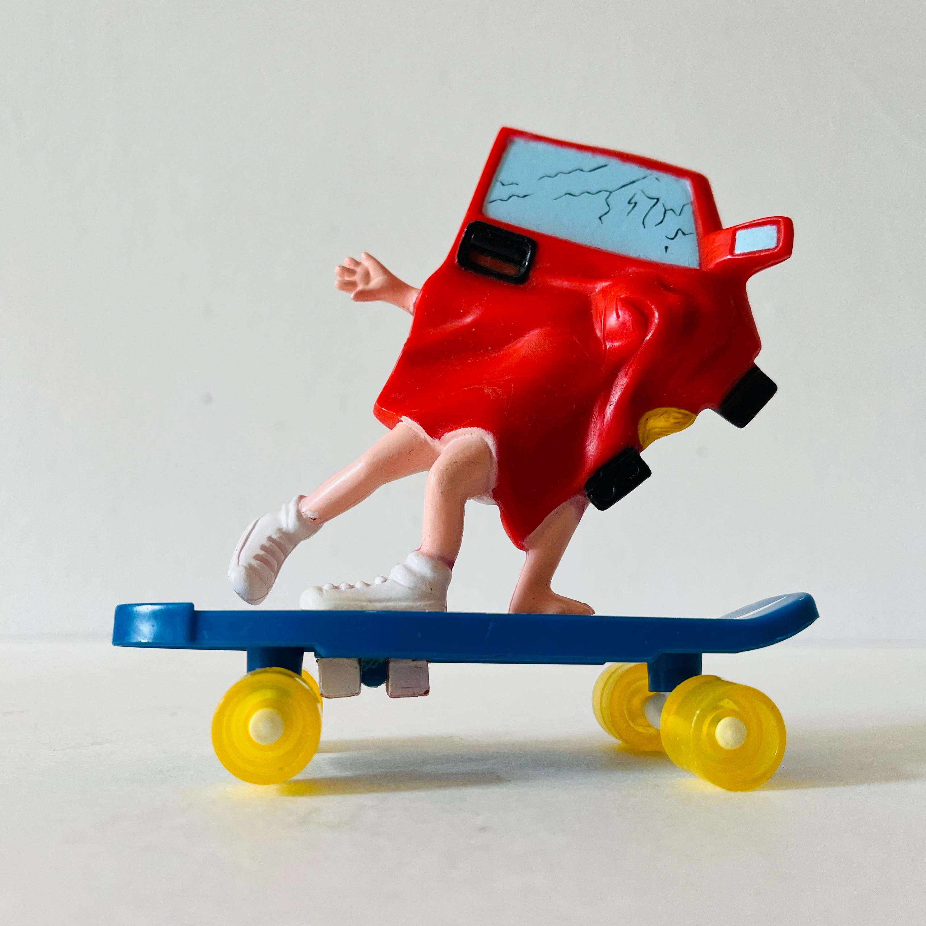Vintage 1986 Playtime Skateboard Smack-ups Carrie Car Door 4