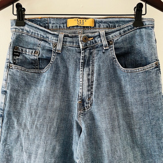 Vintage Y2K Ikeda 700 Series Low Rise Flare Jeans Denim Pants 90s 