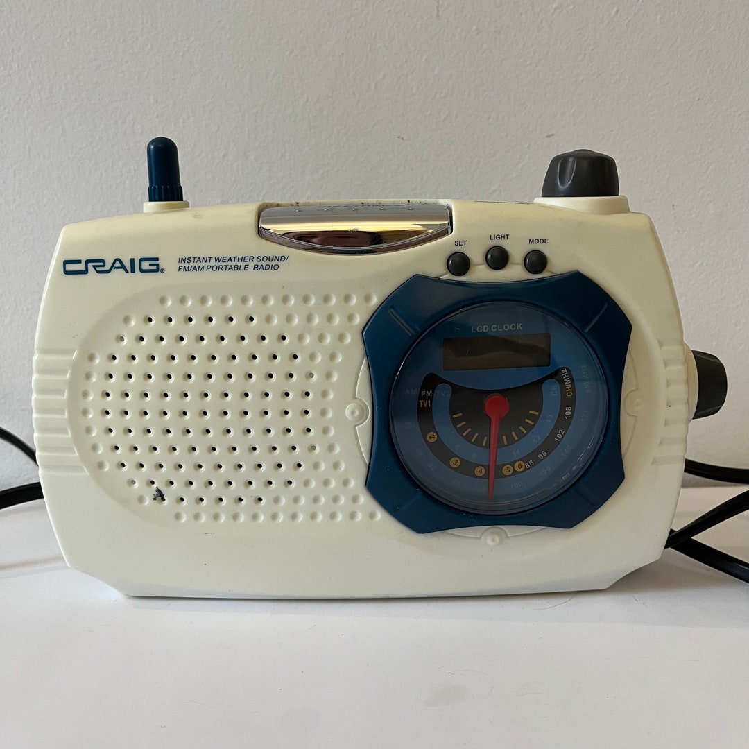 CRAIG AM/FM Portable Weather Radio Instant Weather Sound Works Etsy