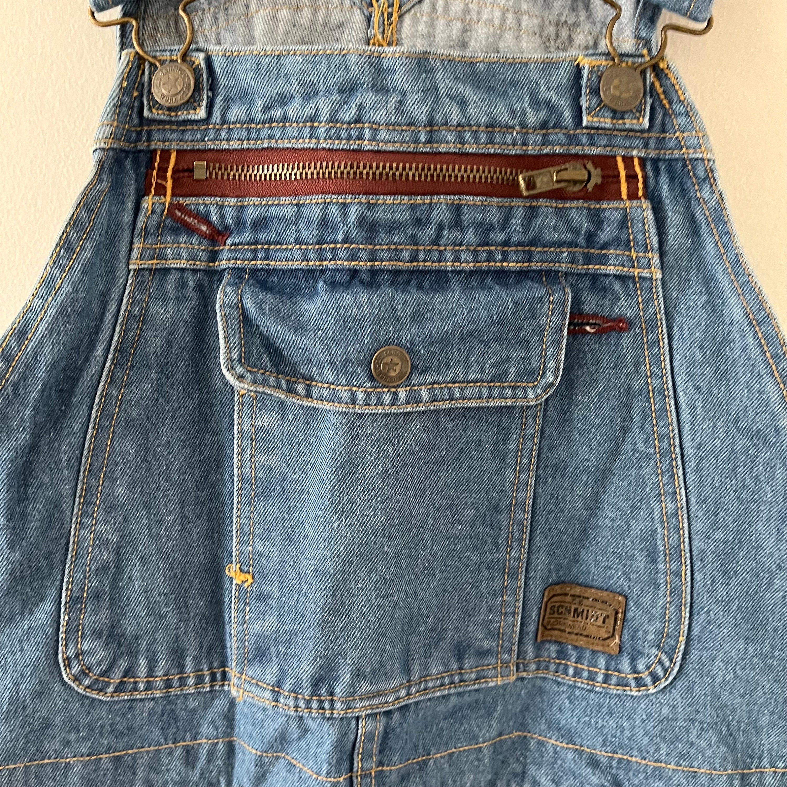 Vintage Schmidt Workwear Denim Jean Overalls Coveralls Size Vintage Schmidt Workwear Denim Jean Overalls Coveralls Size