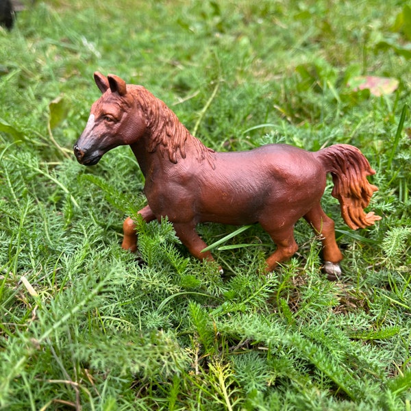 Pensionierte Schleich Pferdeklub Stute Modellspielfigur Plastikpferde Imaginäres Spiel Made in Germany 1994