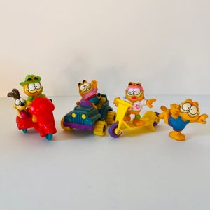 Vintage Garfield and Odie Jim Davis PVC Figurines