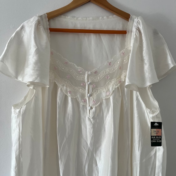 Vintage 90 s St. Michael From Marks Spencer Satin Lingerie Nightgown Nightie Slip Dress in Size 18 20 Prairiecore NWT Etsy Canada