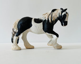 Vintage Retired Schleich Tinker Female Mare Horse Model Toy Figurine Animal Figure Designed in Germany Imaginary Play