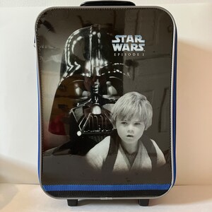 Rare Vintage 1999 Star Wars Episode 1 Darth Vader Anakin Suit Case Suitcase Luggage Excellent Condition