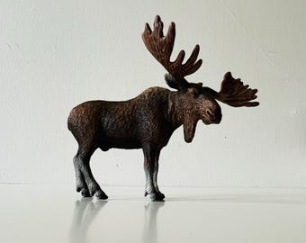 Schleich Moose Animal Figure Imaginary Play Plastic Toy Animals Woodland Diorama