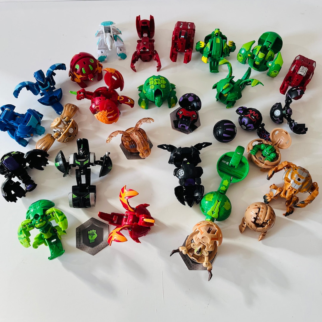 Lote de figuras de Bakugan Battle Brawler Balls, juguetes retro  México