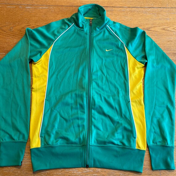 Veste de piste vintage en vert jaune taille Medium Zip Up - Etsy France