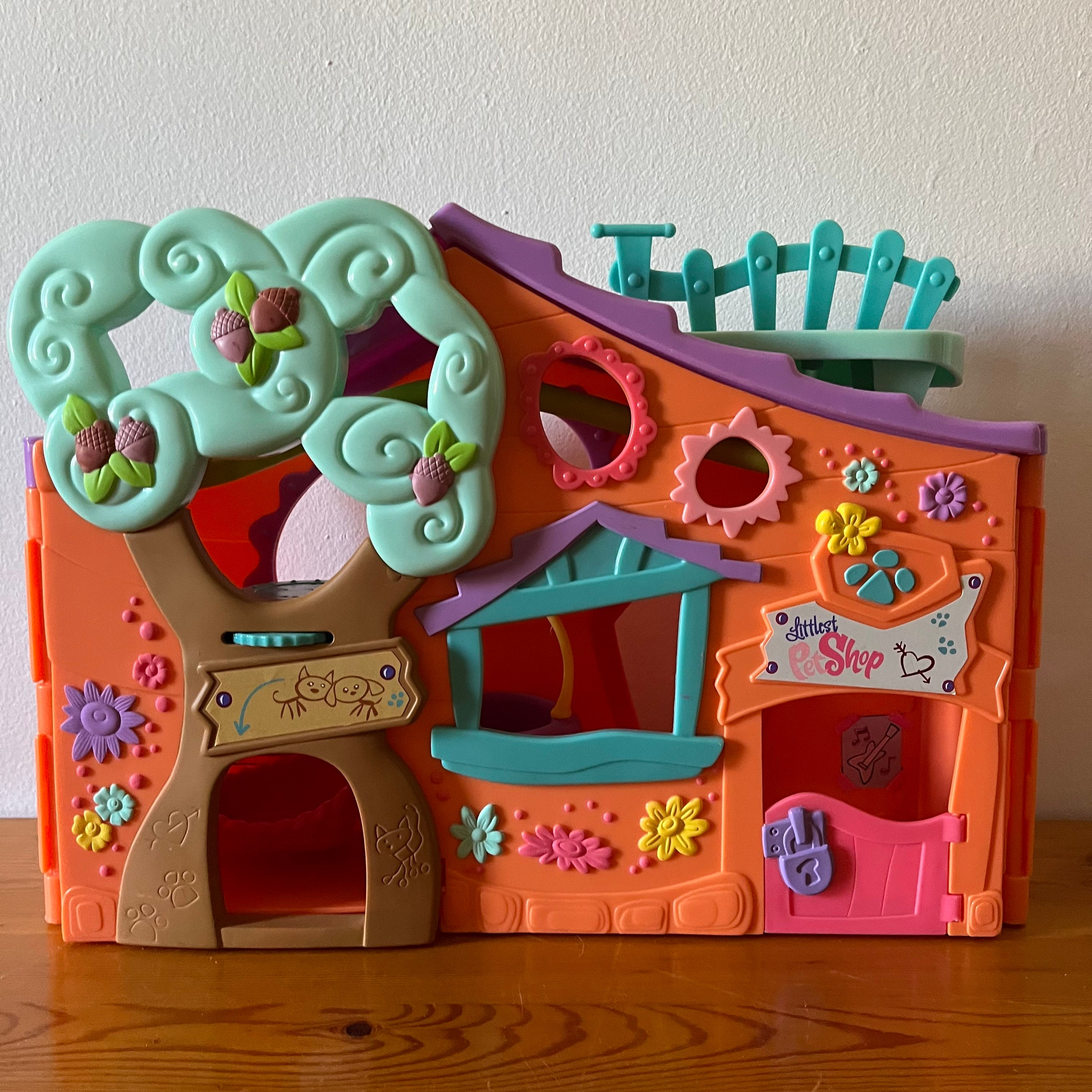 LPS Orange Clubhouse Playset Littlest Pet Shop House Etsy