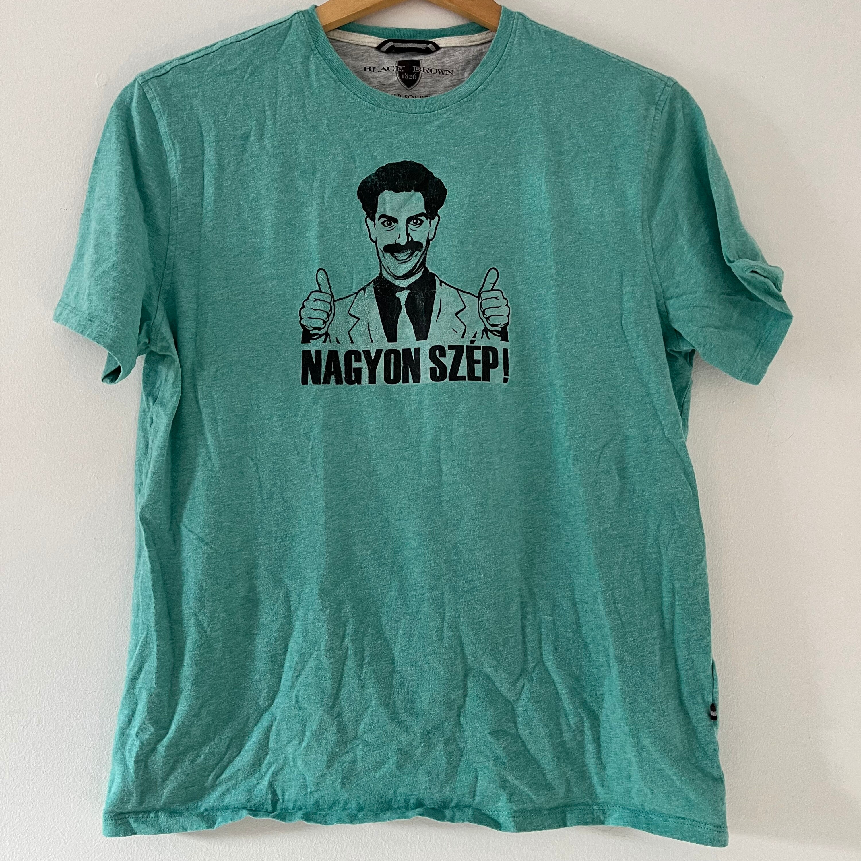 Vintage Borat Nagyon Szep! T-shirt Size M Streetwear T-shirt