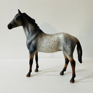 Vintage Retired Breyer Horse Plastic Toy Horses Imaginary Play Breyer Classic Model #6136 Wild Blue Duchess Mold