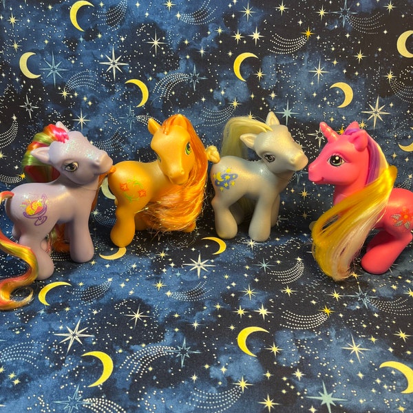 My Little Pony Rainbow Swirl Moon Dancer Sunset Sweety Garden Wishes MLP Ponies