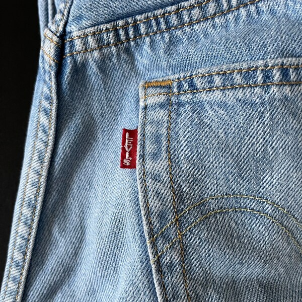 Vintage LEvi Capital E 501 Jeans Y2K Fashion 90's LEvis Size 29 waist x 26 length Levi Jeans 501 Blues Button Fly Capital E