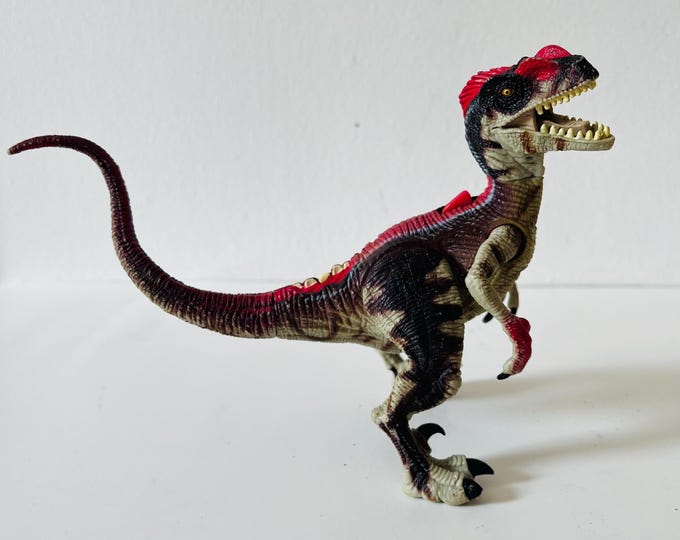 Vintage Jurassic Park III Velociraptor Raptor Collectible Plastic Toy ...