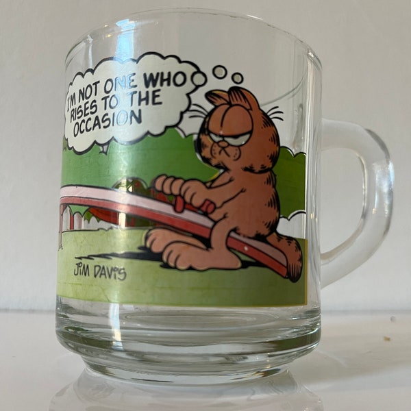 Vintage Garfield Odie and Arlene Jim Dave McDonalds Mug 1978-1980