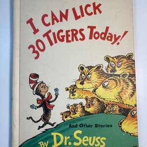 Vintage Dr. Seuss Ich kann heute 30 Tiger lecken! Und andere Geschichten von Dr. Seuss 1969 Hardcover Kinderbuch