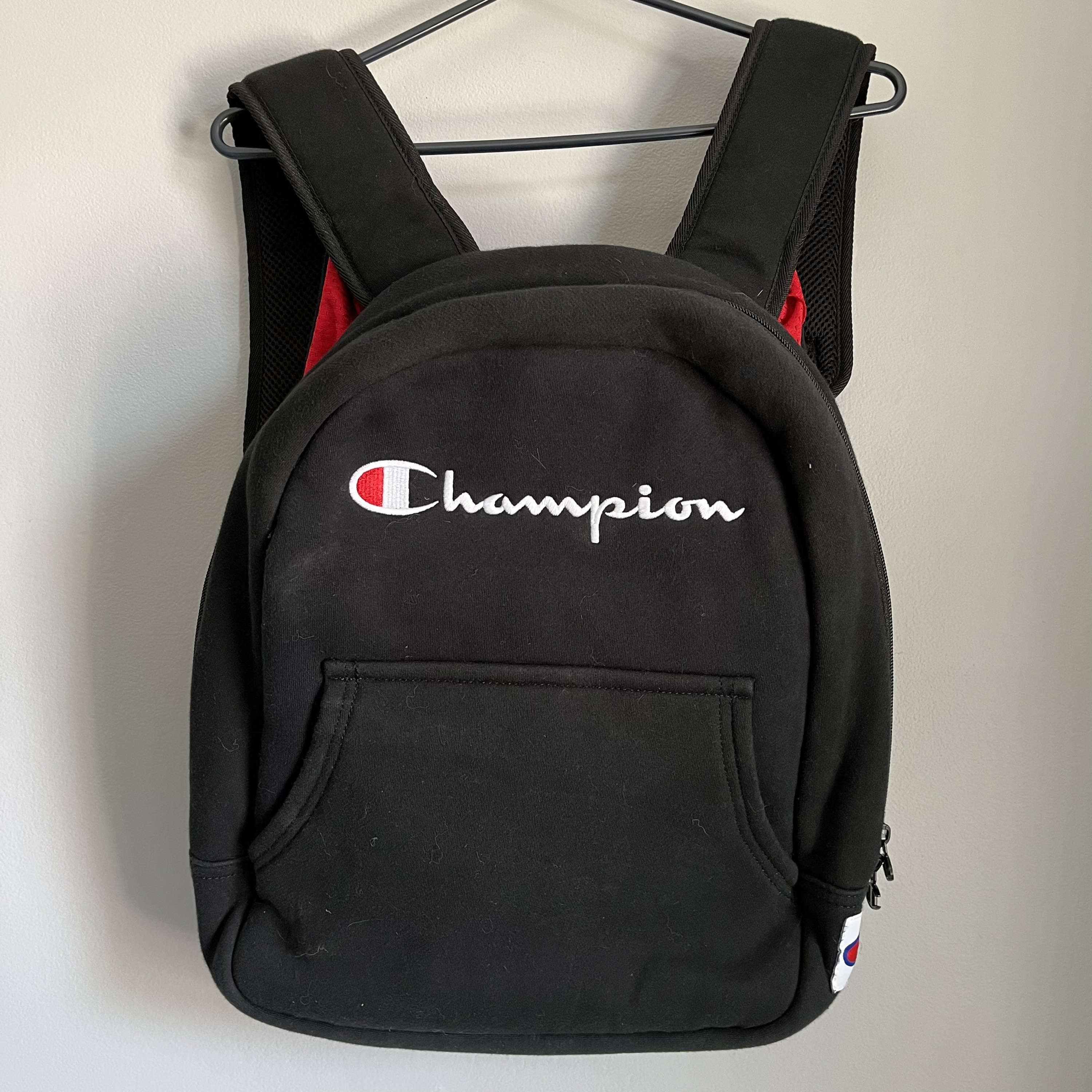 Champion Backpack With Built in Hood Vintage Hoodie - Etsy