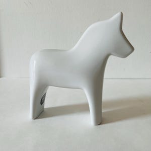 Vintage Ikea Sweden Porcelain Dala Horse Limited Edition Made in Poland