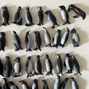 Penguins Penguin Animal Diorama Figurines Imaginary Play Animal Toys Plastic Toy Animals - Etsy