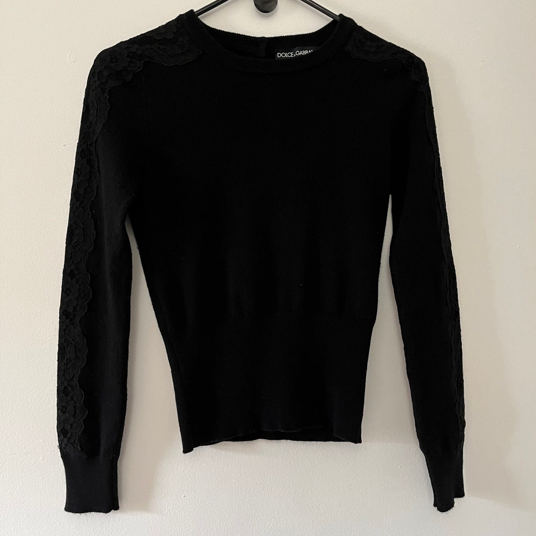 トップス DOLCE&GABBANA cashmere100% knit Black 40 il_1080xN.4284279961_481f.jpg