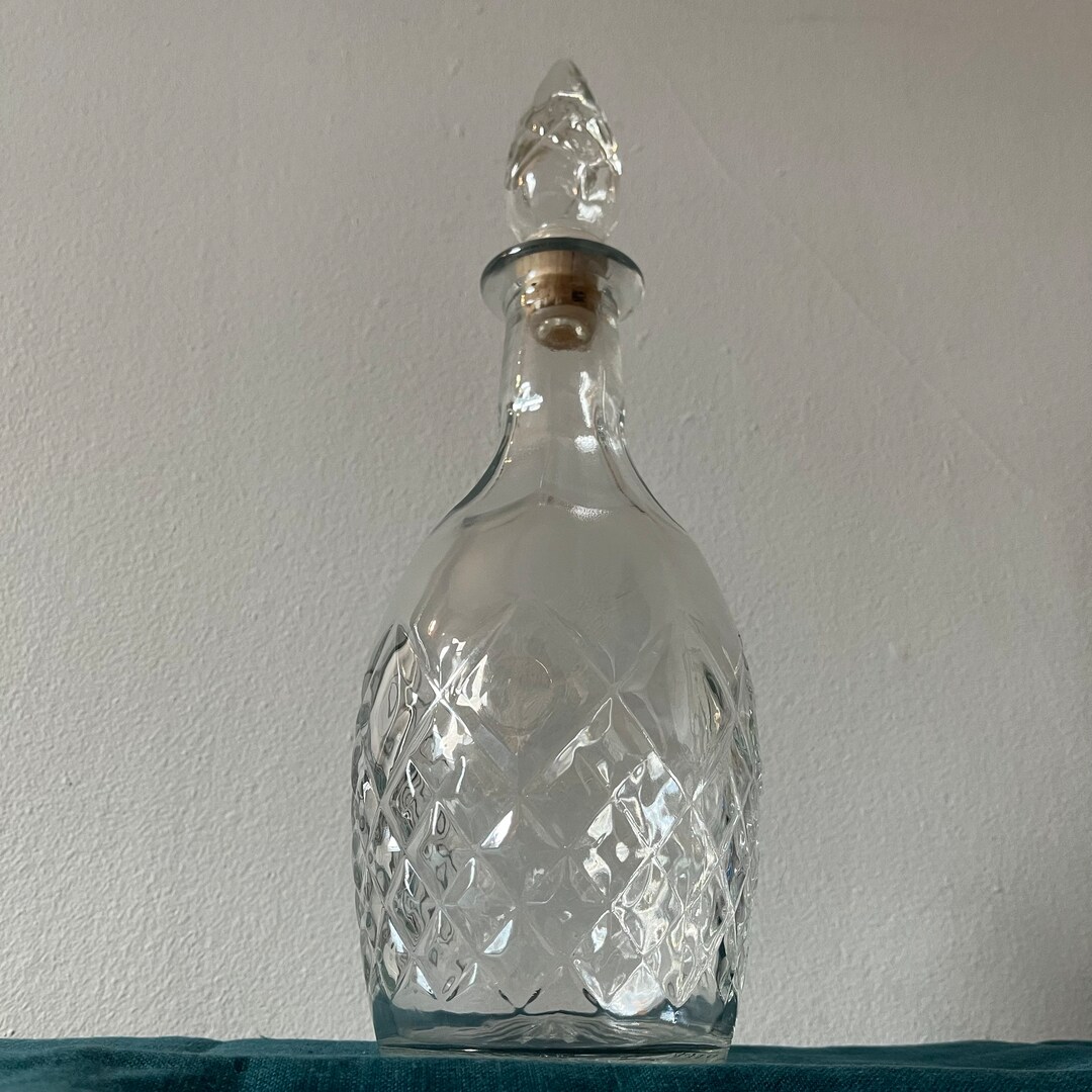 Vintage 1967 Glass Wine Decanter Genie Bottle Made in London Ontario