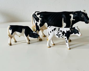 シュライヒ 白黒ホルスタイン 雄牛 農場の動物 想像遊び プラスチック