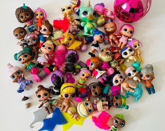 LOL Cake Toppers Mini Figures Collectible Dolls Lot