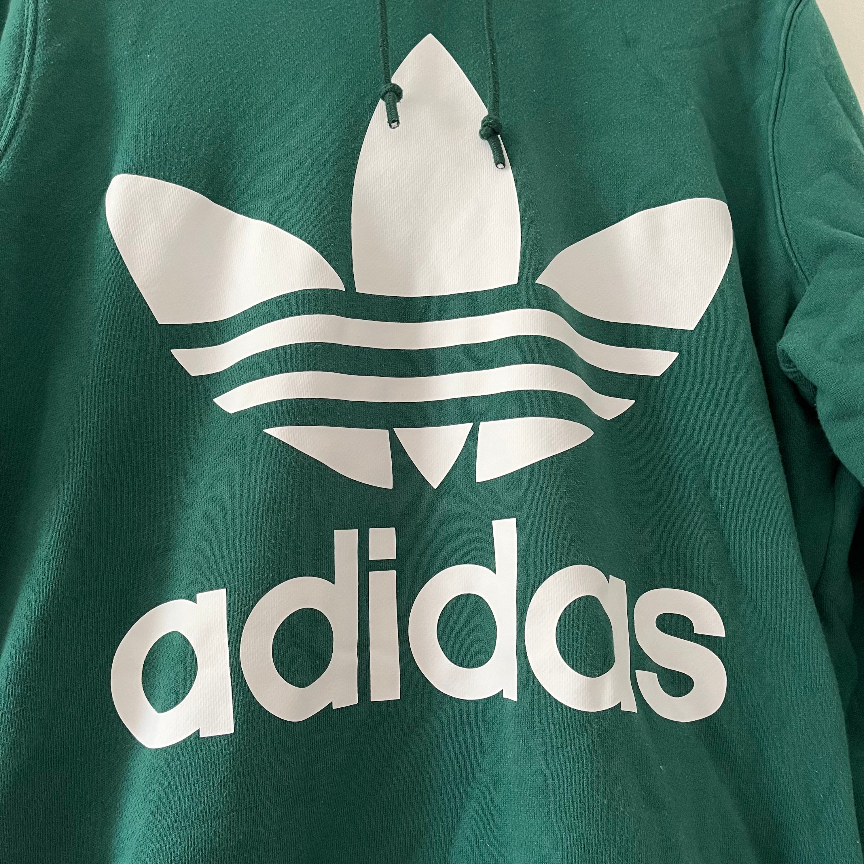 vintage green adidas hoodie