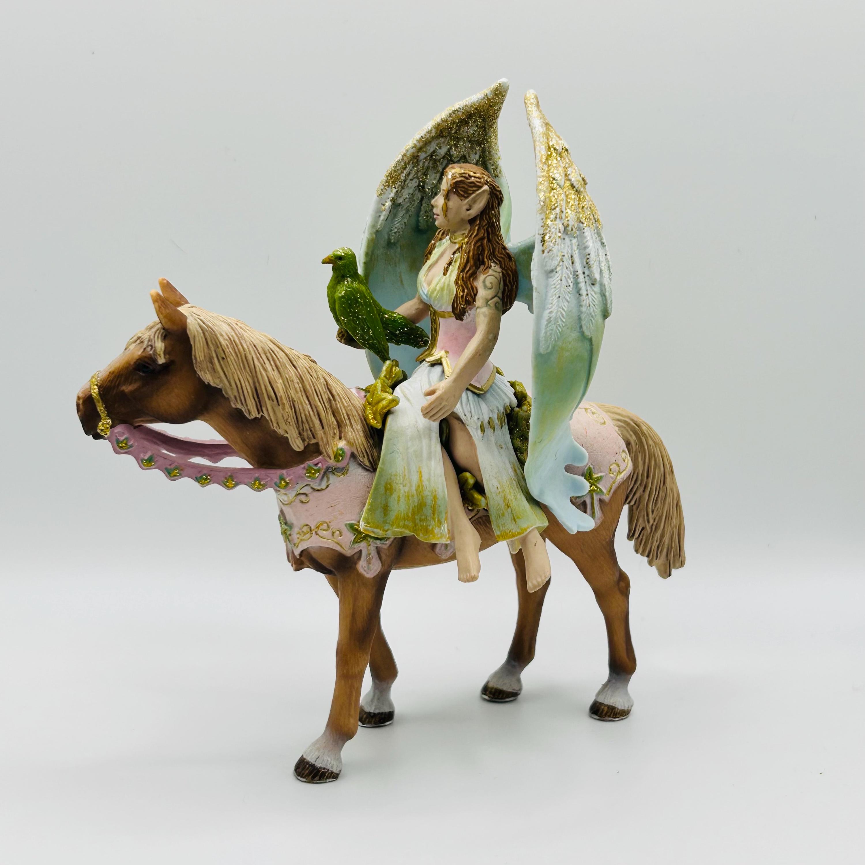 シュライヒ バヤラ スーラ エルフの妖精と馬 ファンタジーキャラクター 