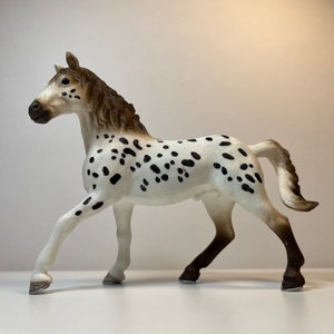 Schleich Horse Club Knabstrupper Hengst Model Speelgoed Beeldje Plastic Paarden Denkbeeldige Play Made in Germany Paarden