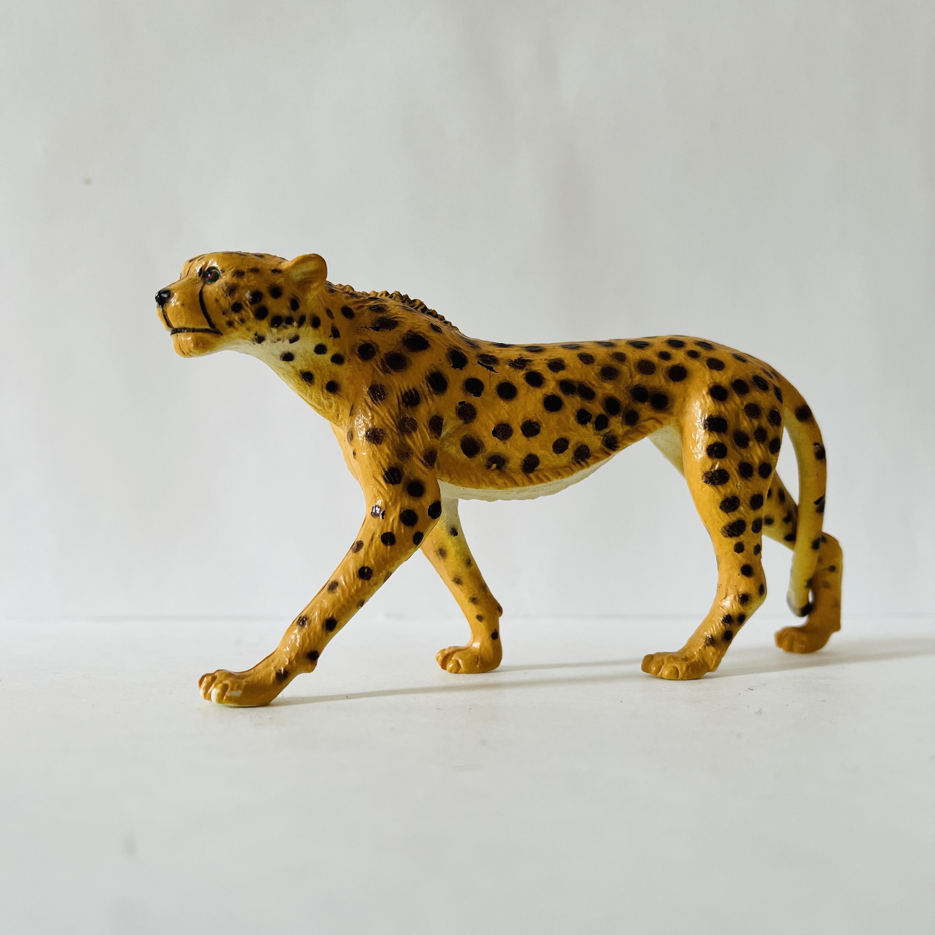 Vintage Animal Toy AAA Toys Rubber Cheetah - Rare Vintage Plastic