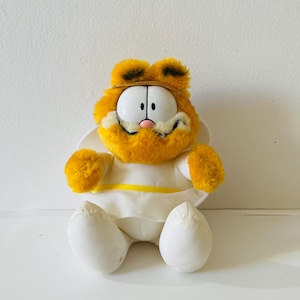 Vintage Garfield the Cat Angel Plush Vintage 1983 Hanging Stuffed Animal 7&quot; Ornament