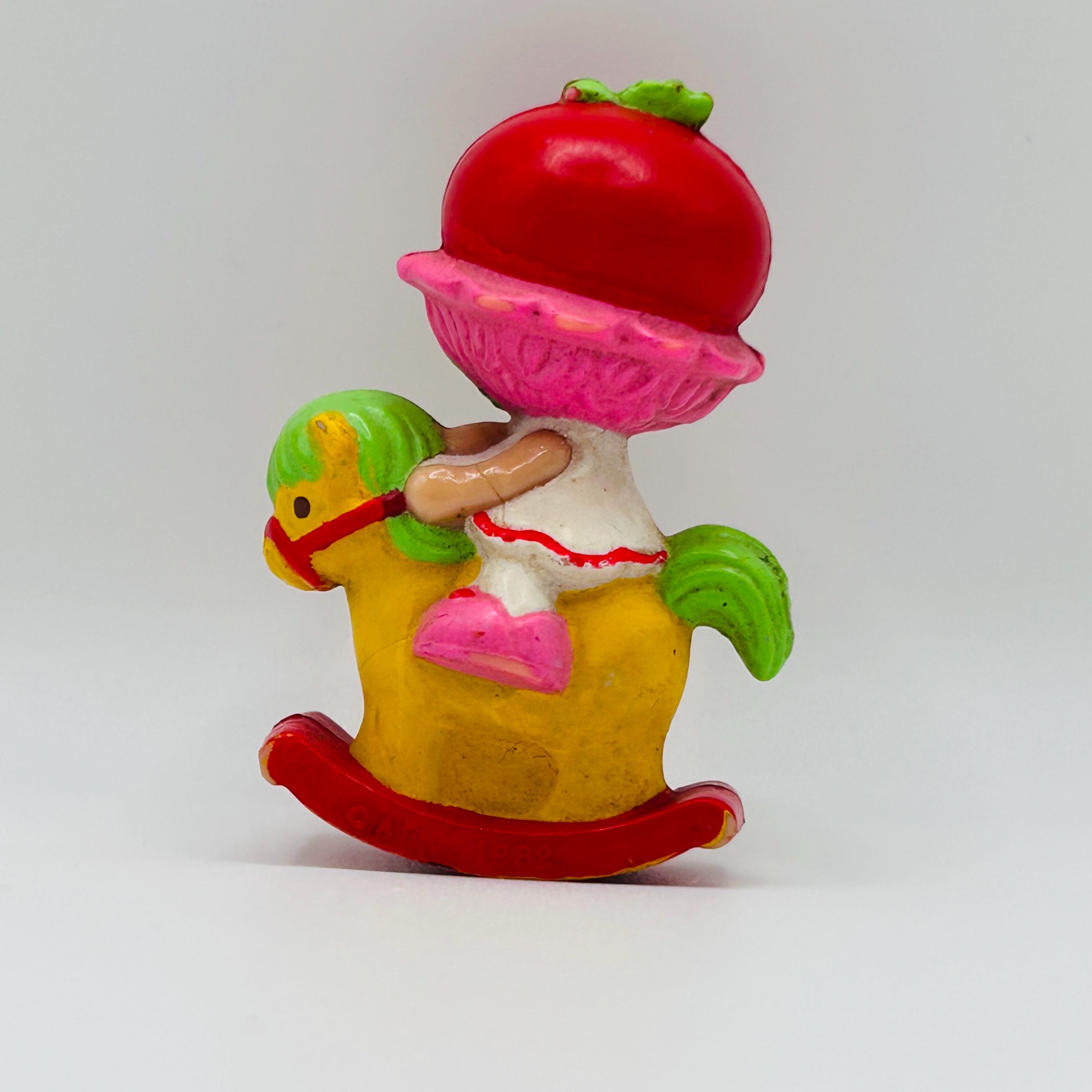 Vintage 1981 Strawberry Shortcake Cherry Cobbler on Hobby Horse