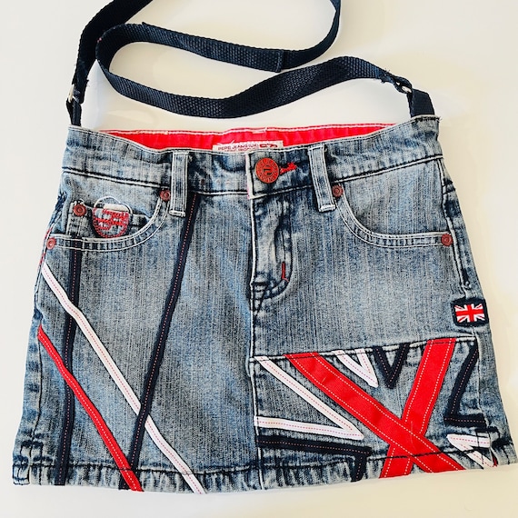 Vintage Y2K 90's Pepe Jeans London Union Jack Den… - image 3