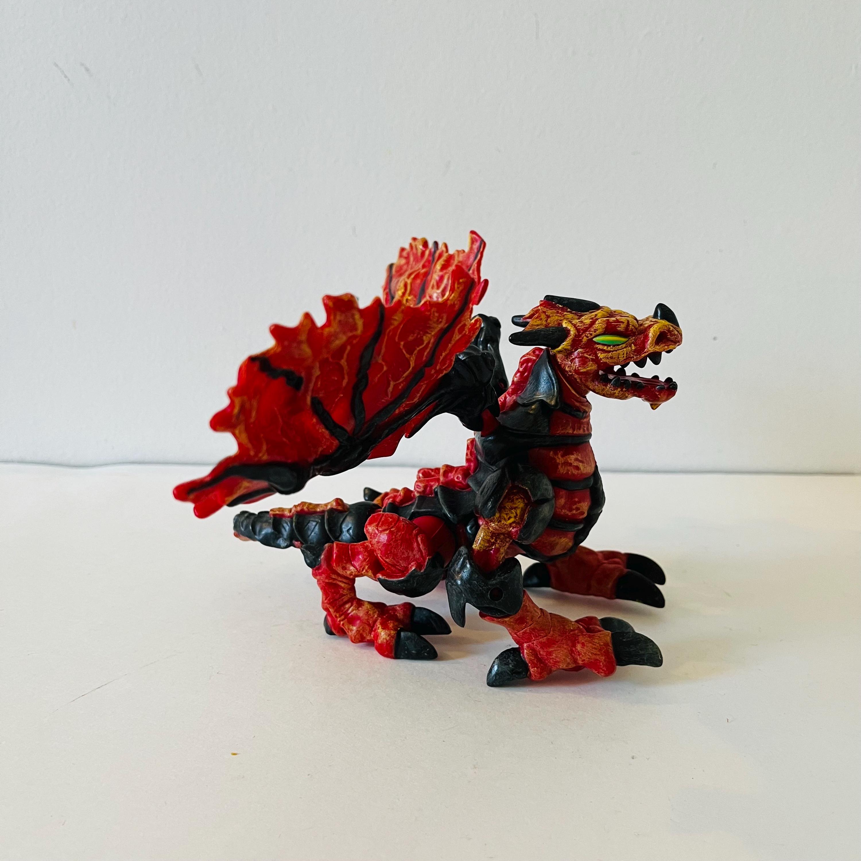 Vintage Meg Bloks Dragon Fire and Ice Action Figure Toy