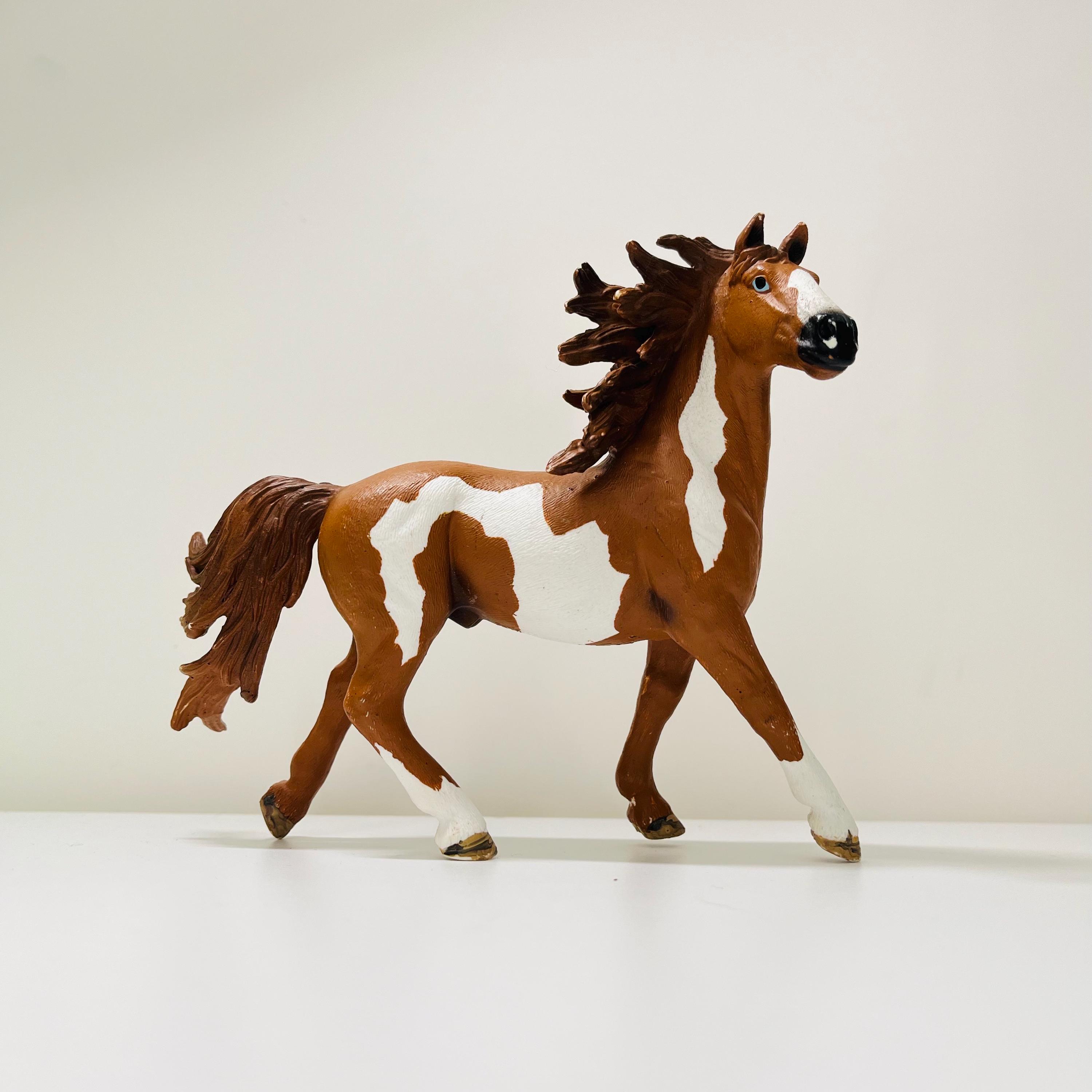 Schleich Horse Club Horse Pinto Stallion Model Toy Figurine