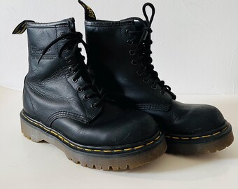 Vintage Y2K Mens Chukka Boots // Black Pebble Leather 3-eye  display picture 1