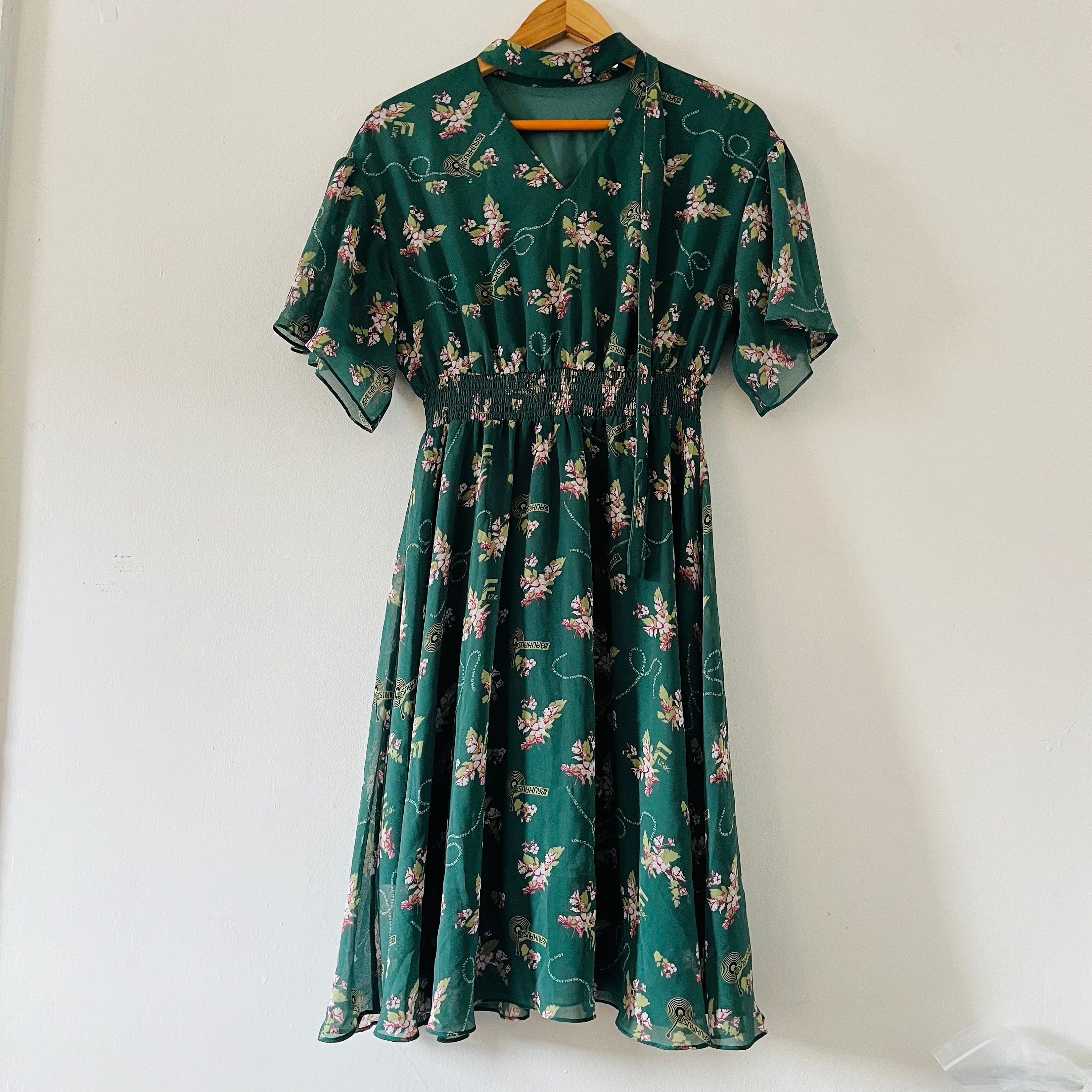 Vintage 90's Peacebird Bauhaus Retro Dress Size Large