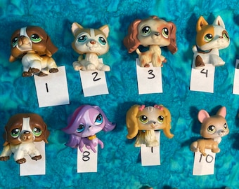 LPS リトルペットショップ 犬 犬のフィギュア 自分で選んで、ピースを