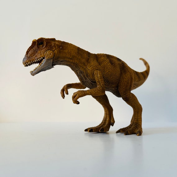 引退したシュライヒ恐竜 - アロサウルス 動く顎の恐竜フィギュア